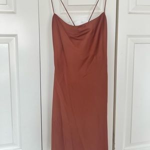 A&F Satin Slip Mini Dress